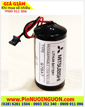 Pin Q7BAT _Pin Mitsubishi Q7BAT; Pin nuôi nguồn Mitsubishi Q7BAT lithium 3v 5000mAh _Xuất xứ Nhật